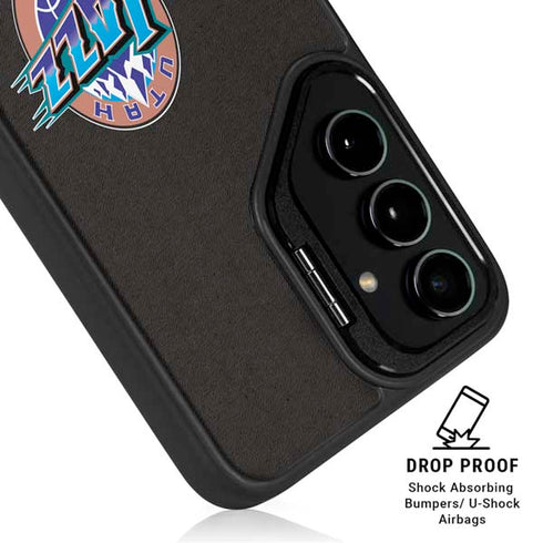 NBA Utah Jazz Retro Palms Galaxy S25 Kickstand Case